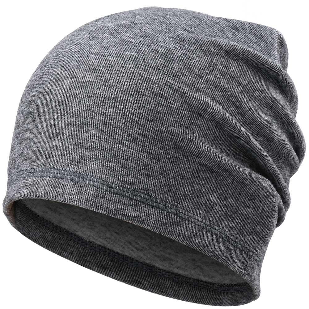 Winter Thin Hat Thermal Warm Cap Running Sports Soft Stretch Hats Fishing