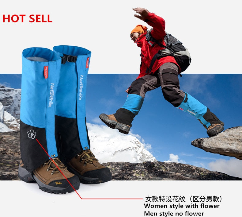 Naturehike outdoor Hiking Trekking Gaiters shoes cover Camping