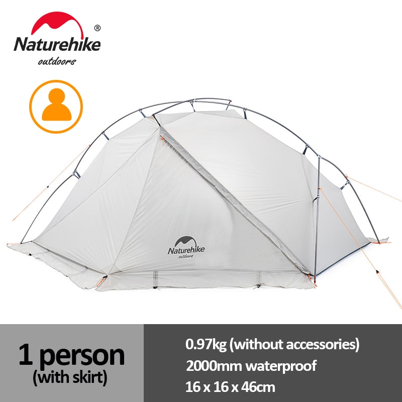 NaturehikeTent VIK Ultralight Single Tent Waterproof Camping Tent Outdoor