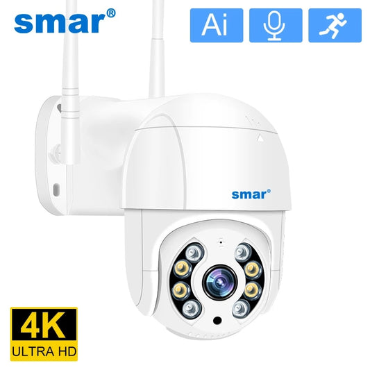 Smar 1080P 3MP 5MP 4K WiFi Camera Outdoor 5X Digital Zoom PTZ Wireless Camera