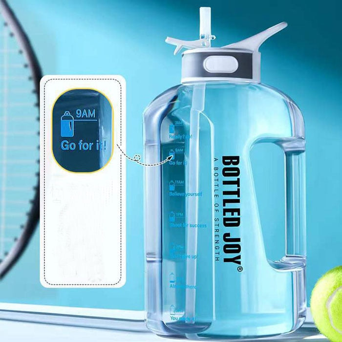 1500ml 2500ml Outdoor Water Bottle Straw Sports Bottles drinking Hiking Camping