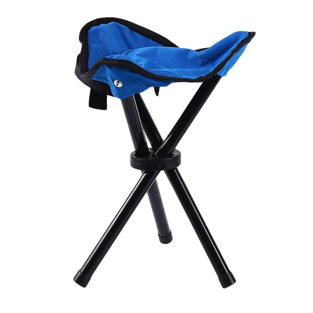 Folding Small Stool Fishing Chair Picnic Camping Chair Foldable Aluminium Cloth Outdoor