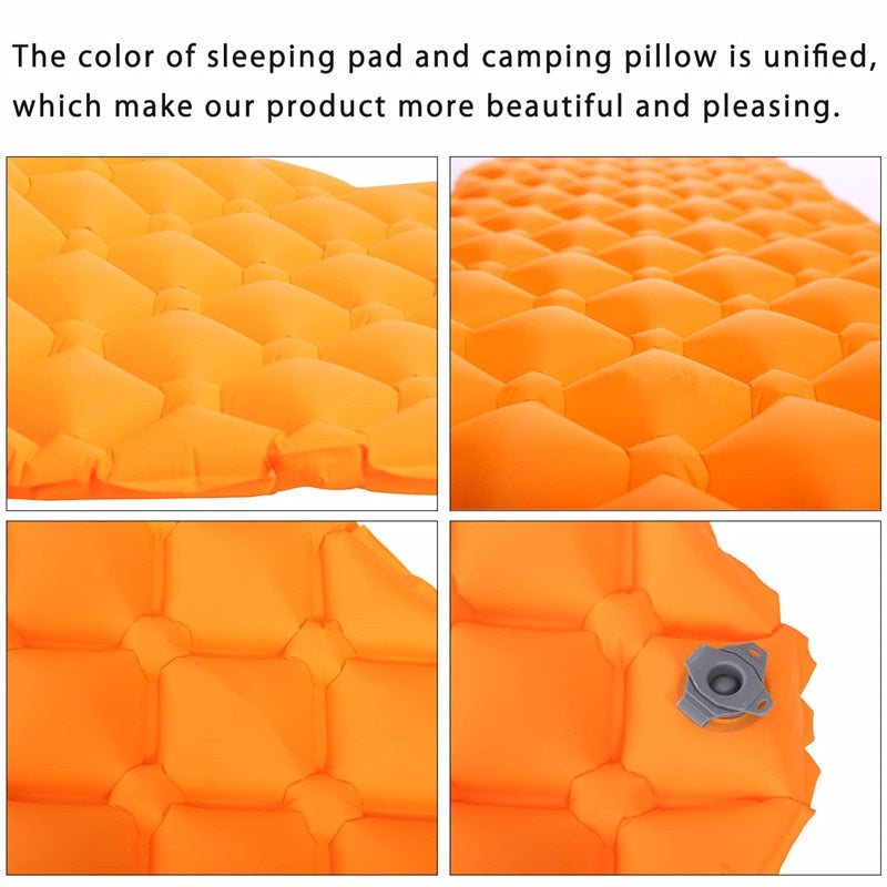 Ultralight Camping Sleeping Pad Inflatable Camping Mat Pad for Backpacking