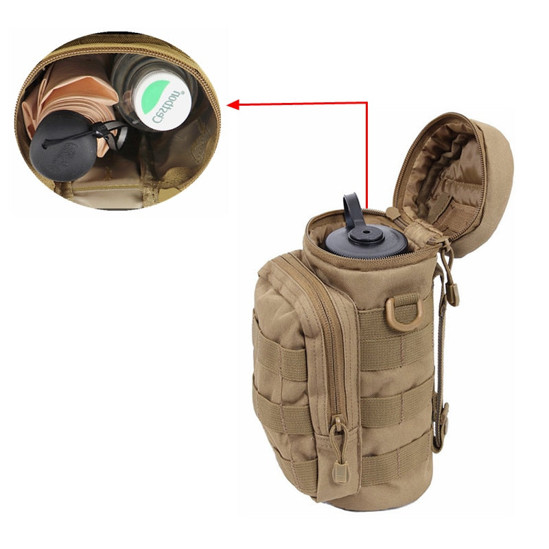 Tactical Molle Pouch Military Kettle Bag Nylon Portable Outdoor Sports Army Hunting