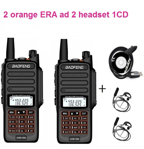 1/2pcs 15W 8000MAH  Baofeng UV-9R ERA Waterproof walkie talkie two way radio