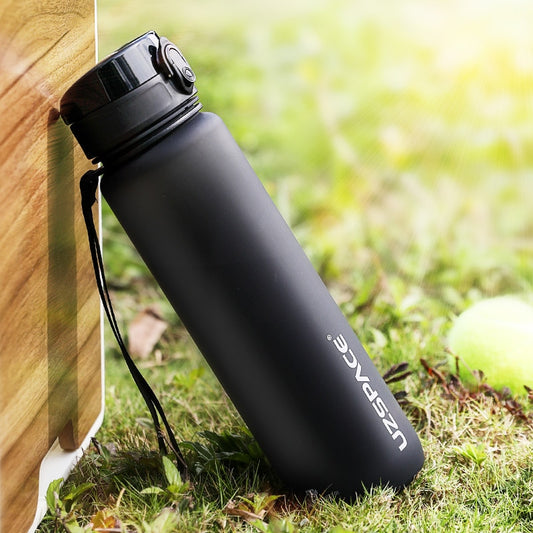 UZSPACE Sport Water Bottle 500/1000ML Portable Leakproof Outdoor Shaker My Bottle