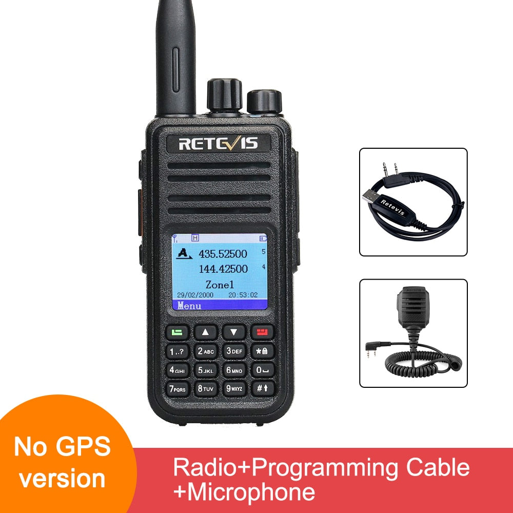 Retevis RT3S DMR Digital Walkie Talkie Ham Radio Stations Walkie-talkies Professional