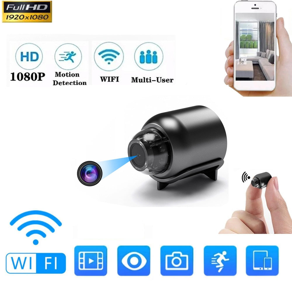 Mini Camera 1080P Video Recorder Surveillance Cameras with WIFI Smart Home Security