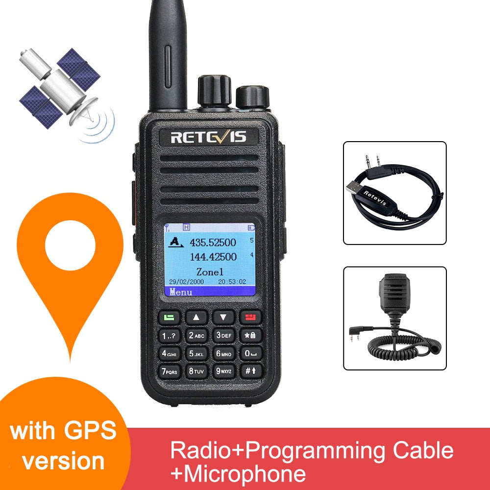 Retevis RT3S DMR Digital Walkie Talkie Ham Radio Stations Walkie-talkies Professional