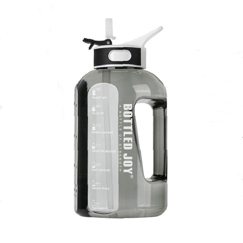 1500ml 2500ml Outdoor Water Bottle Straw Sports Bottles drinking Hiking Camping