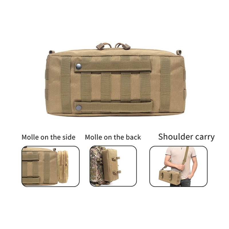 Military Tactical Backpack Travel Camping Bag Army Accessory Nylon Outdoor Sports