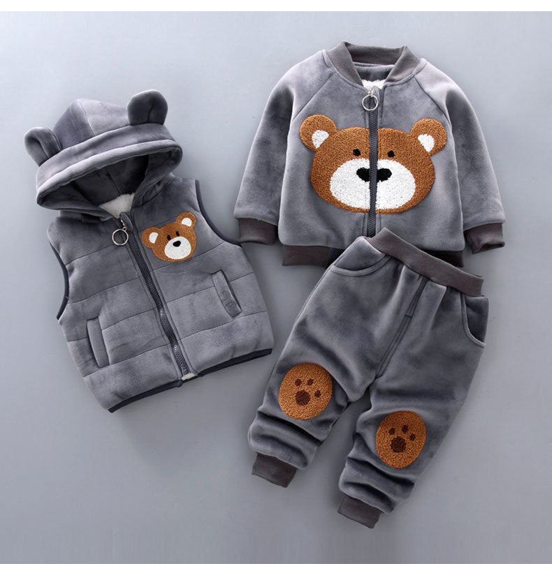 Fashion Baby Boys Clothes Autumn Winter Warm Baby Girls Clothes