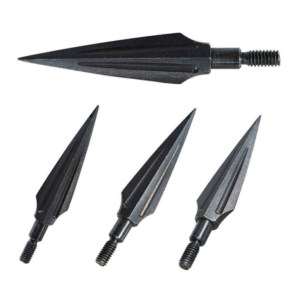 High Quality 3/6/12/24pcs Carbon Steel Arrowheads Archery Broadheads Hunting Arrow