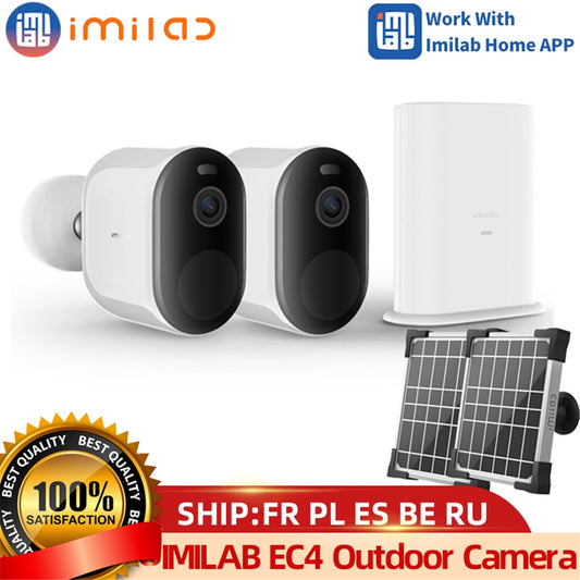 IMILAB EC4 Solar Camera Smart Home Ip Video Surveillance Cam 4MP HD Wifi Outdoor