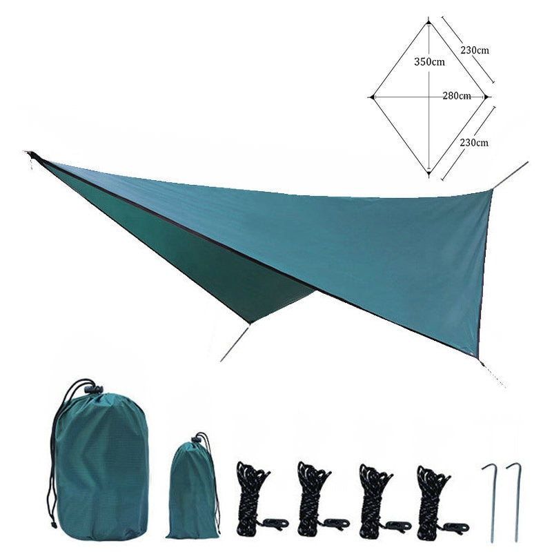 210T Waterproof Tarp Tent Shade Outdoor Camping Hammock Rain Fly UV Garden