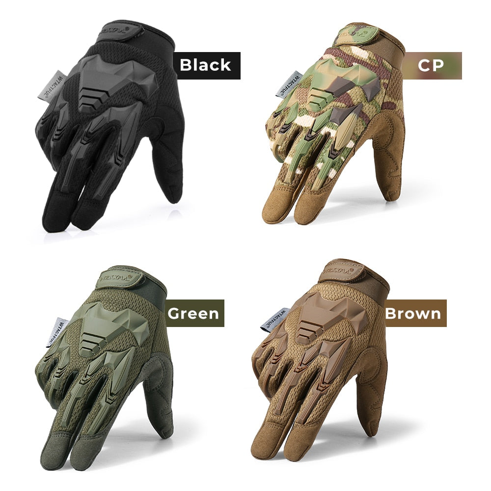 Outdoor Cycling Gloves Bike Windproof Sport Hiking Tactical Riding Motorcycle