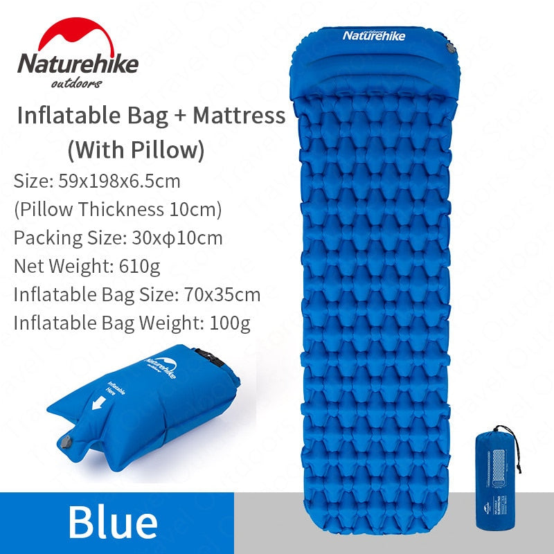 Naturehike Outdoor Camping Mat Inflatable Bag Inflatable Tent Sleeping