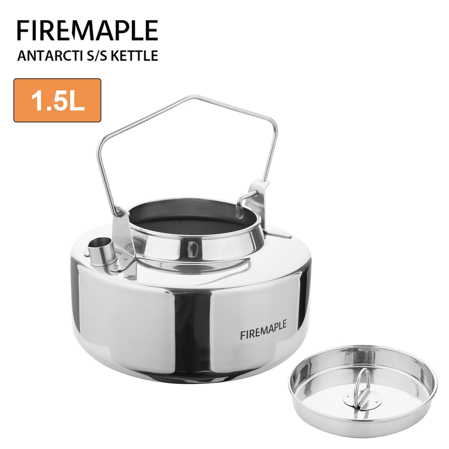 Fire Maple Antarcti Stainless Steel Backpacking Camping Kettle Bushcraft Gear Outdoor