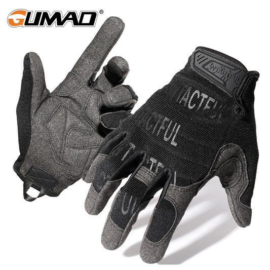 Men Tactical Gloves Shockproof Camo Airsoft Full Finger Glove Military Hiking Mittens