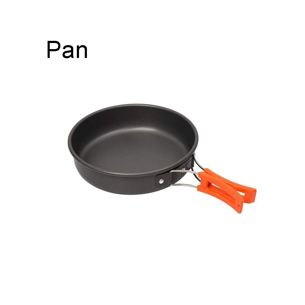 Camping Cookware Kit Outdoor Aluminum Cooking Set Water Kettle Pan Pot Travelling