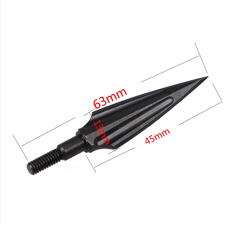 High Quality 3/6/12/24pcs Carbon Steel Arrowheads Archery Broadheads Hunting Arrow