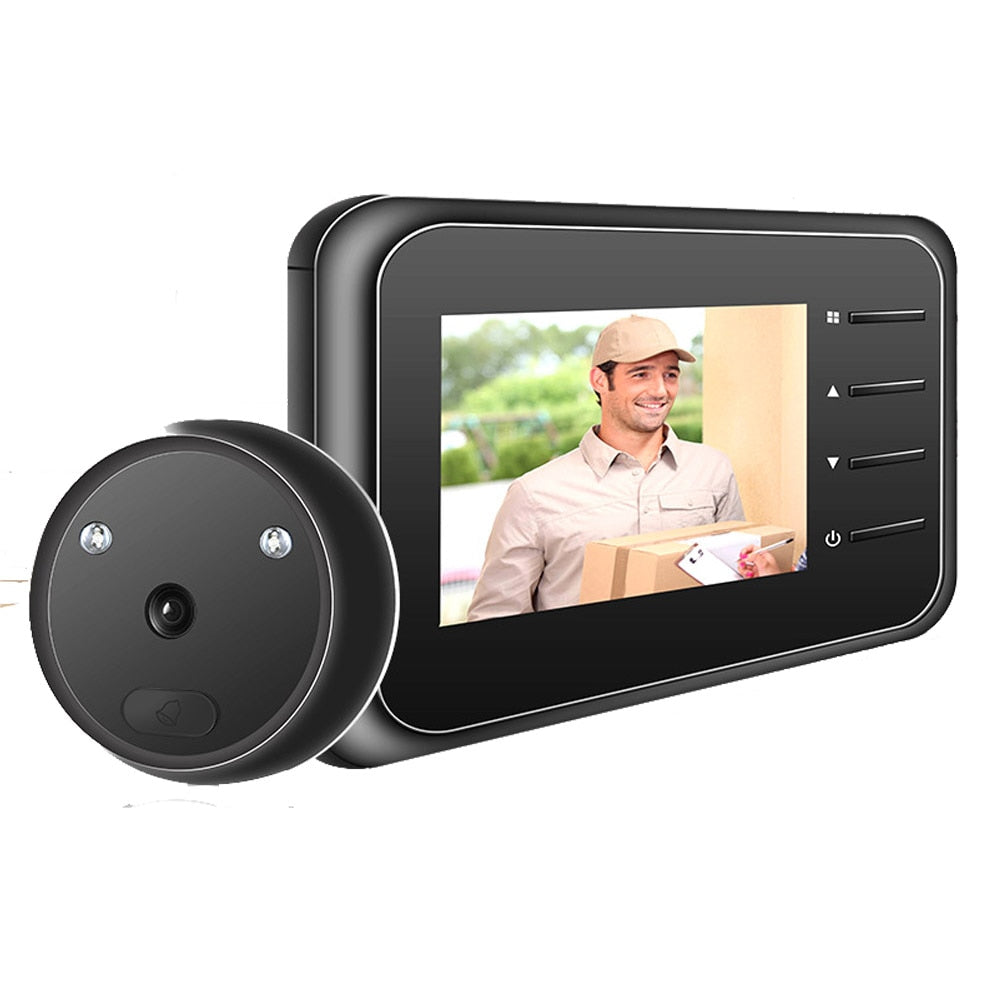 Topvico Video Peephole Doorbell Camera Video-eye Auto Record Electronic Ring Night