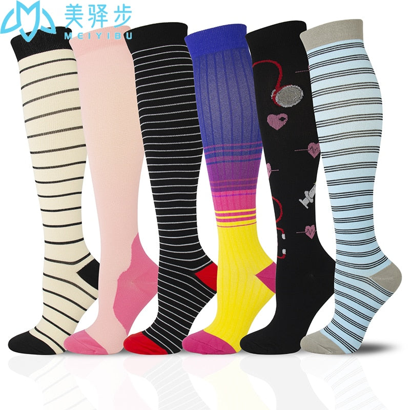 Men Women Compression Socks Fit For Sports Compression Socks For Anti Fatigue