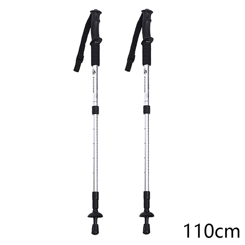 Trekking Poles Telescopic Walking Sticks Hiking Camping Climbing Sticks Nordic Walking